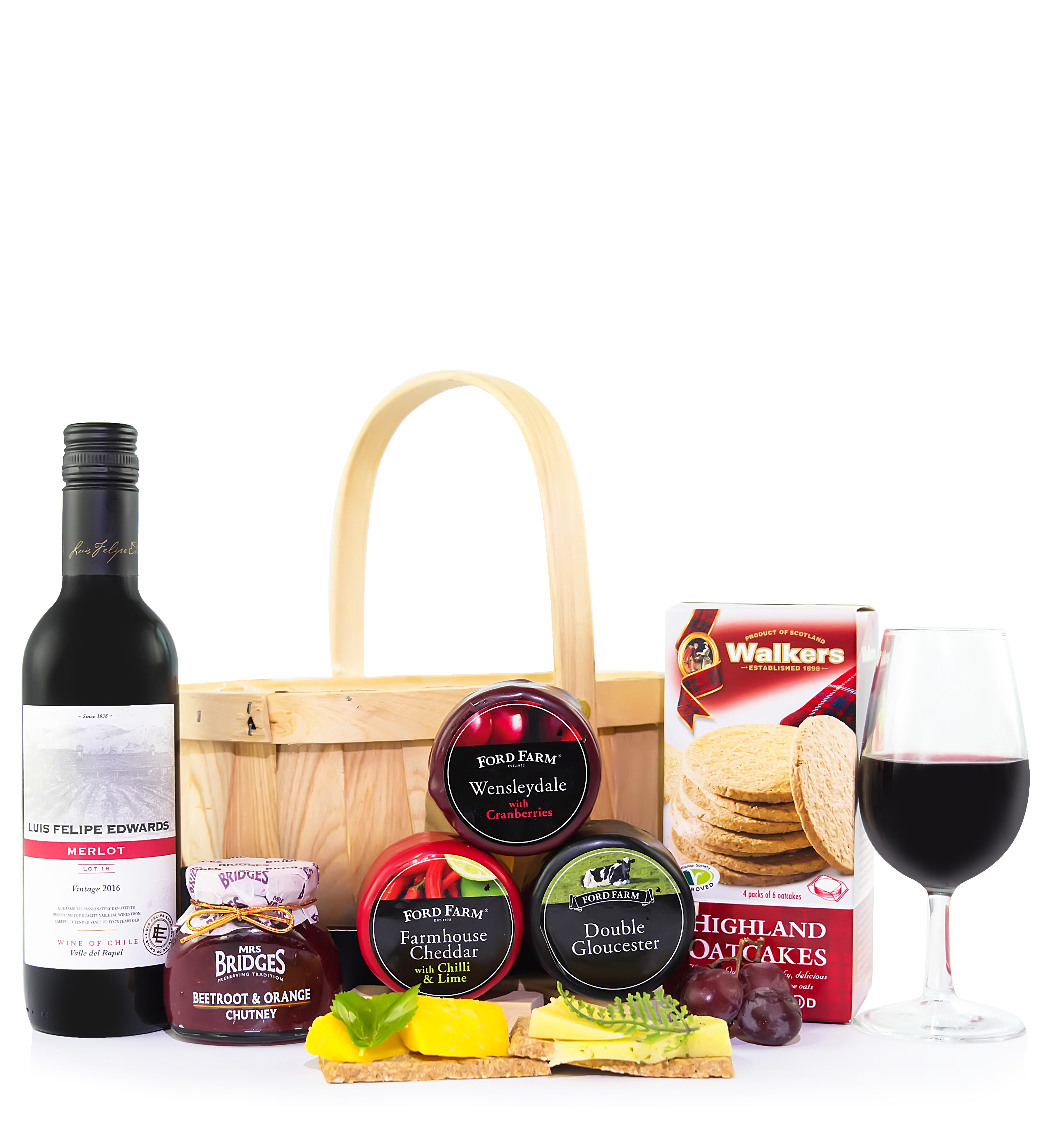 Cheese And Wine Gift B M Flowers